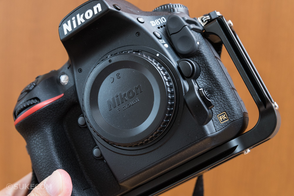 Nikon D810用 マーキンスL型プレート